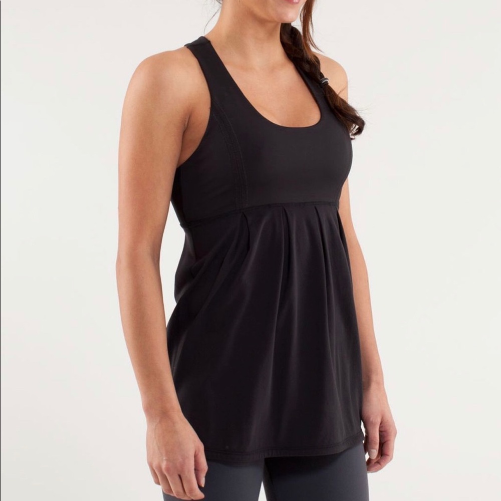 Lululemon Power Dance yoga tank black Sz 8